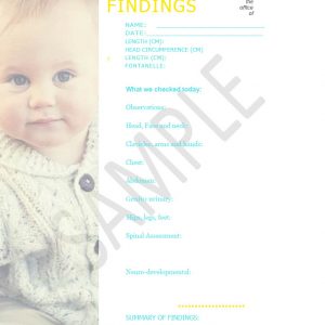 Infant report of findings